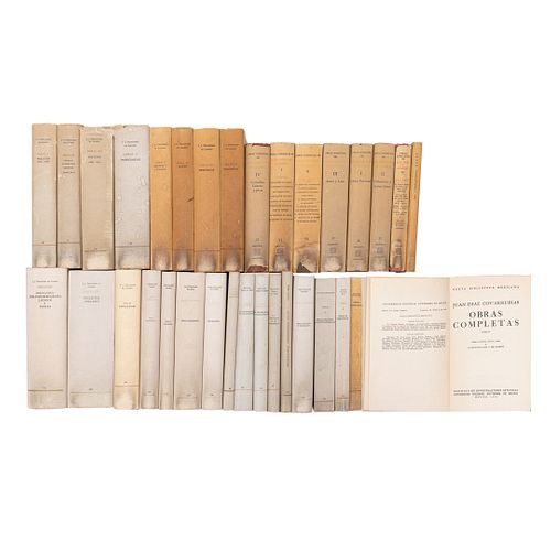 Obras completas de Literatura e Historia de México. México: UNAM, 1963 - 2002. Piezas: 33.