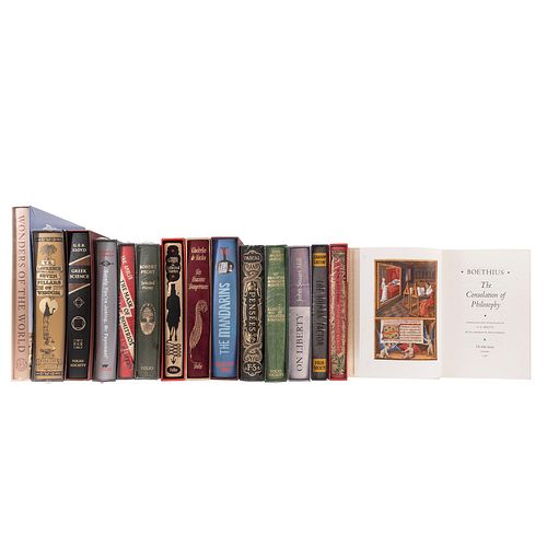 Literatura Universal.  Autores y Títulos Varios. Colección Folio Society. London: Folio Society, ca. 2010. Piezas: 15.