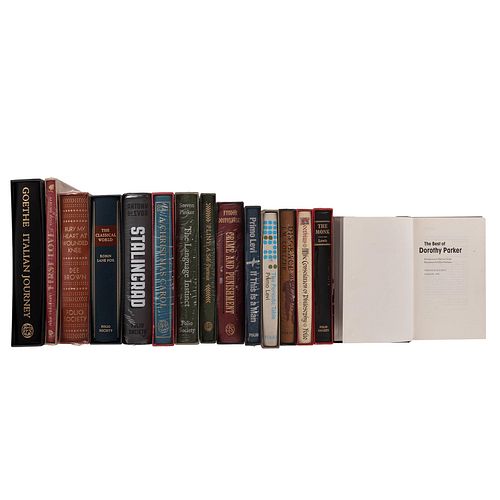 Literatura Universal. Colección Folio Society. Autores y títulos Varios.  London: Folio Society, ca. 2010. Piezas: 15.