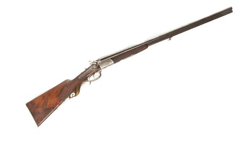 GERMAN DRILLING SHOTGUN RIFLE COMBINATION, ANT. HAYDT, AICHACH, 16 GA. AND 9.3X57, EARLY 20TH C., L 28" BARRELS, SN S 15912 