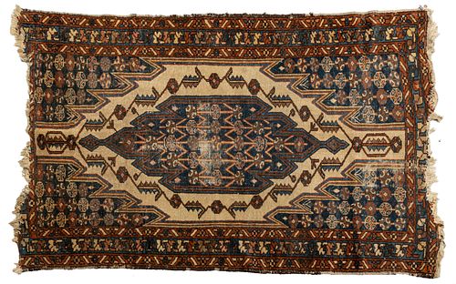 Persian Handwoven Wool Rug, W 3' 6'' L 4' 10''