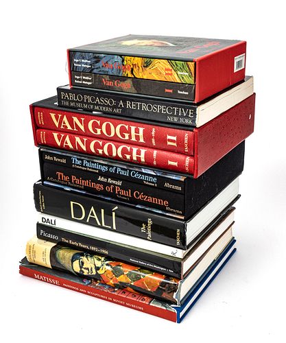 ART AND ART HISTORY BOOK COLLECTION, TWELVE BOOKS 