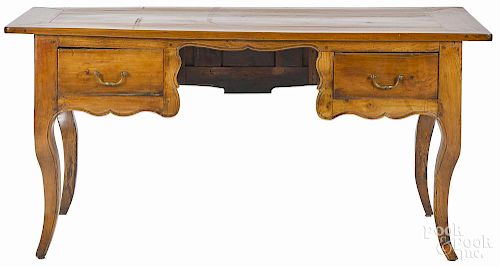 French fruitwood server, ca. 1900, 30 1/2'' h., 62'' w.