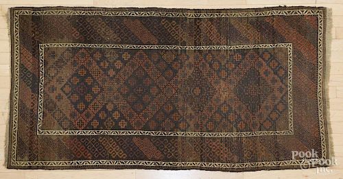 Beluch carpet, early 20th c., 5'9'' x 3'.