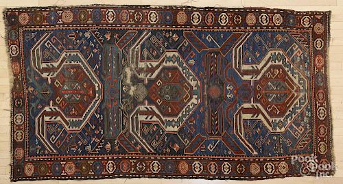 Antique Kazak carpet, 8'5'' x 4'7''.
