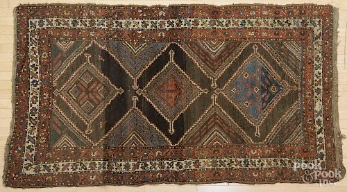 Two Afshar carpets, early 20th c., 6'8'' x 4'4'' and 7'4'' x 4'2''.