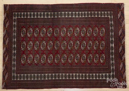 Semi antique Bohkara carpet, 6' x 4'1''.