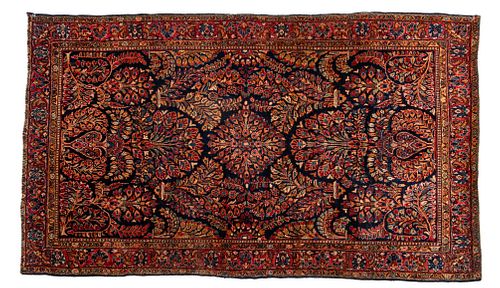 Persian Sarouk Oriental Rug C. 1930, 6'4" X 4'