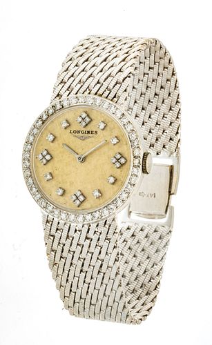 Longines  14kt White Gold Ladies Wristwatch,