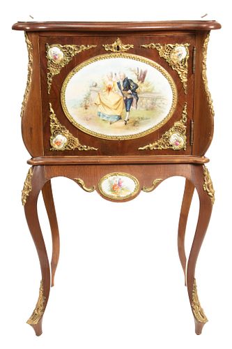 Louis XVI Style Side Table, 20th C., H 32.5'' W 20'' Depth 13''
