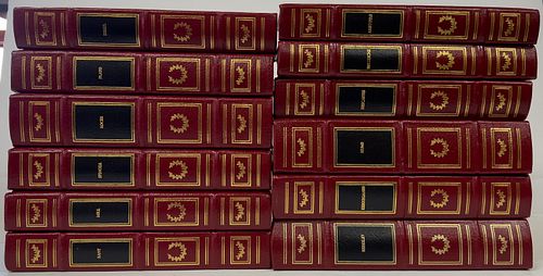 The Easton Press, Leather Bound Books, The Great Philosophers, H 9'' 12 pcs
