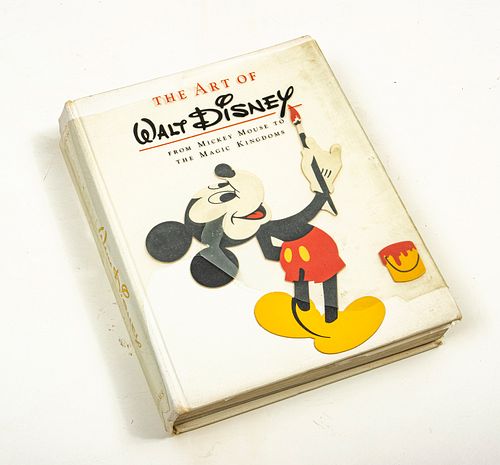 "THE ART OF WALT DISNEY" BY CHRISTOPHER FINCH, HARRY N. ABRAMS INC. PUBLISHER, 1973, H 13.5", D 11"