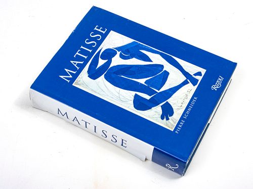 "MATISSE" BY PEIRRE SCHNEIDER, RIZZOLI INTERNATIONAL PUBLICATIONS, 2002, H 13 1/4", W 10" 