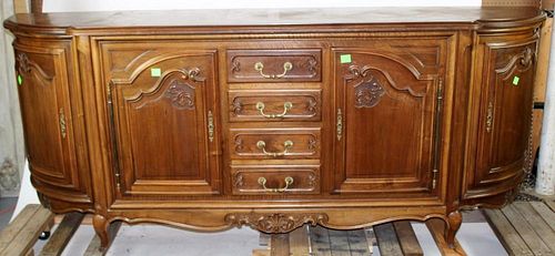 French Louis XV style walnut enfilade