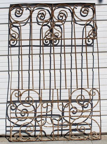 Iron gate panel