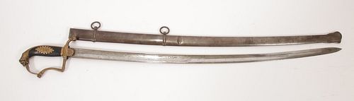 GERMAN SWORD,  BAVARIAN FRANCO-PRUSSIAN WAR C. 1837, L 37.5" OVERALL 