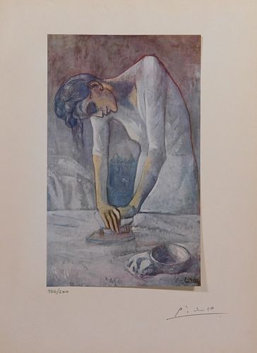 Style of Pablo Picasso: Woman Ironing