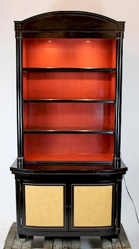 David Easton For Henredon open bookcase cabinet