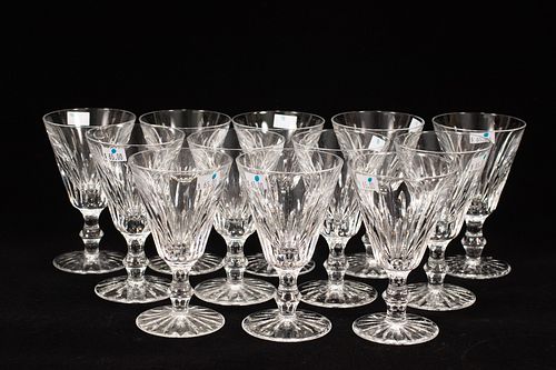 WATERFORD 'EILEEN' CRYSTAL WHITE WINES, 12 PCS, H 5"