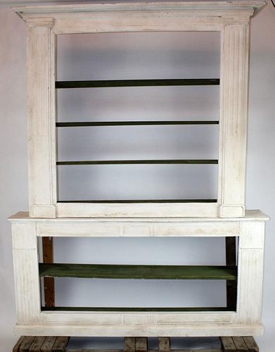 Early 19th c French open bookcase
