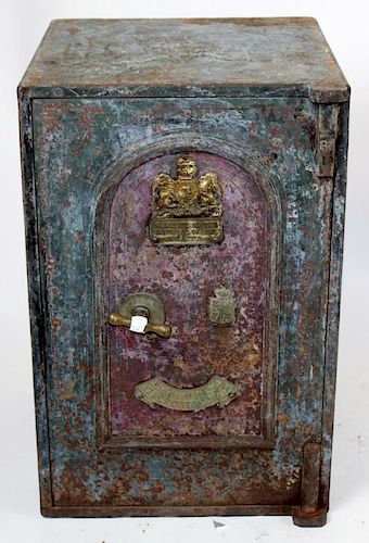 Antique cast iron safe from Malta
