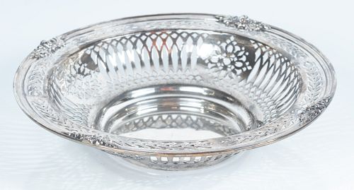 BLACK, STARR & FROST (AMERICAN, EST 1810), STERLING SILVER BOWL, H 2", DIA 9.25"