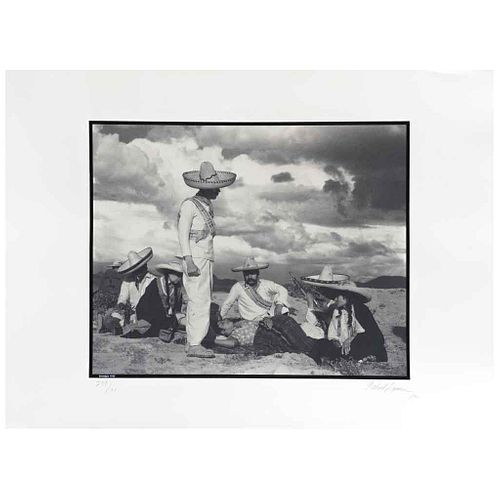 GABRIEL FIGUEROA, Enemigos, 1933, Firmada y fechada 90, Fotoserigrafía 239 / 300, 40 x 50 cm medidas totales