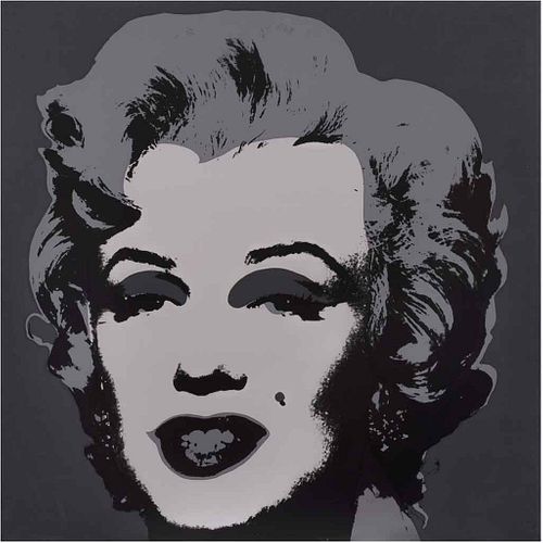 ANDY WARHOL, II.24: Marilyn Monroe, Con sello en la parte posterior, Serigrafía sin tiraje, 91.4 x 91.4 cm medidas totales