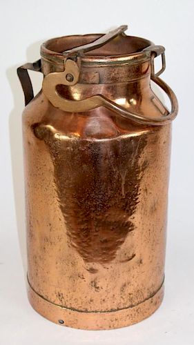 Copper milk jug