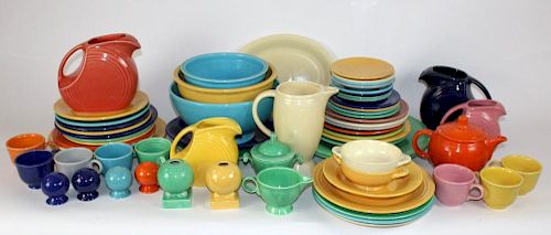 Lot of 66 pieces of Fiesta ware