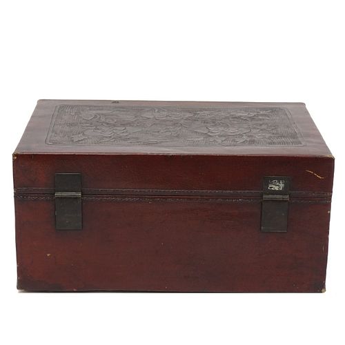 Chinese Leather Trunk