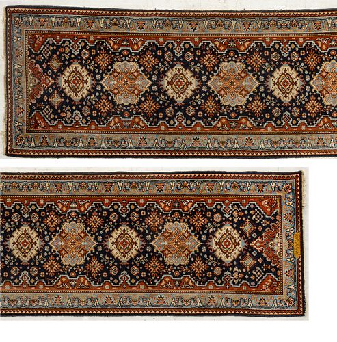 Romanian, Persian Design Handwoven Wool Runner, C. 1990, W 2' 8'' L 10'