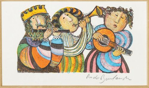 Graciela Rodo Boulanger (Bolivian, 1935) Lithograph In Colors, On Wove Paper