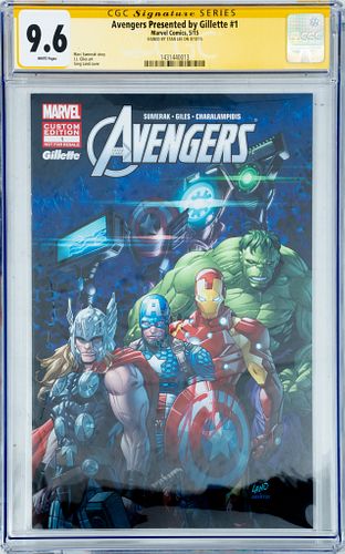 Stan Lee Signed 'The Avengers' Comic Book, H 10'' W 6.75''