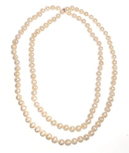 Baroque Pearl Necklace, 5mm L 34''