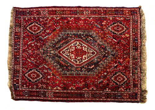 Shiraz Oriental Rug W 4' L 4'8"