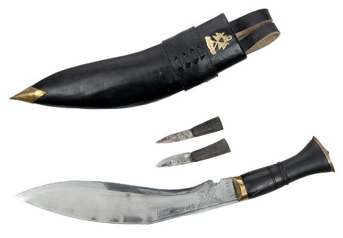 Nepalese Steel Knife, L 17''