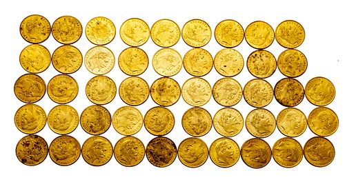 Napoleon Iii Replicas 20 Franc Coins 48