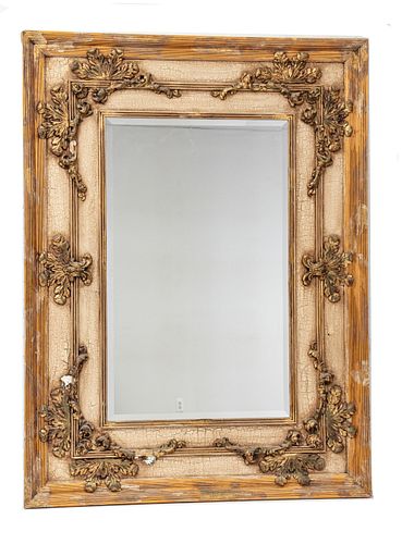 JOHN RICHARD FRENCH INFLUENCE  WALL/OVER MANTLE MIRROR, H 72", W 54" 