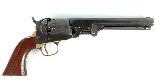 MANHATTAN FIREARMS MANUFACTURING COMPANY FIVE-SHOT PERCUSSION CAP NAVY REVOLVER SERIES III, .36 CAL., C. 1861-1864, L 6.5" BARREL, SN 29559 