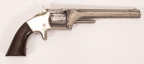 SMITH & WESSON MODEL NO. 2 ARMY, .32 CAL. SIX SHOT, SINGLE ACTION REVOLVER, C. 1868-74, L 6" BARREL, 66111 