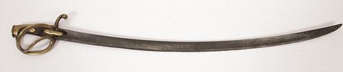 CIVIL WAR ERA CAVALRY SWORD, C. 1850, L 39.75" OVERALL 