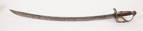 DUTCH SABER SWORD, C. 1780, L 37" OVERALL 