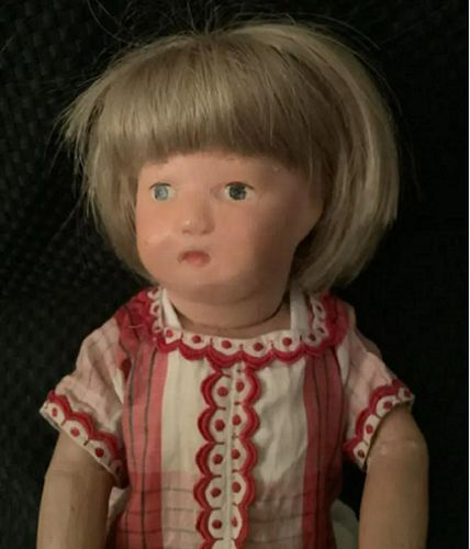 1 Doll Schoenhut wodden 11" toddler doll  1919