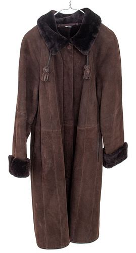 Clifford Michael Sheared Beaver Fur Coat