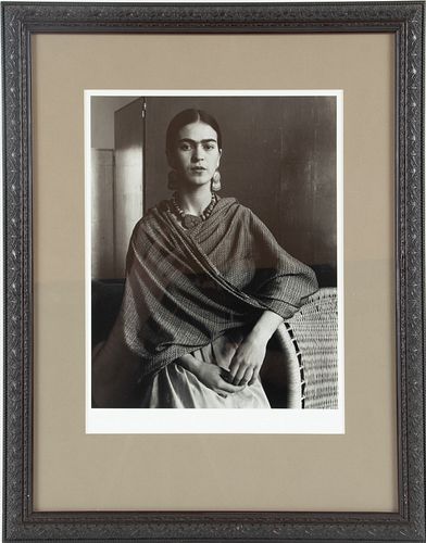IMOGEN CUNNINGHAM (AMERICAN, 1883-1976) GELATIN SILVER PRINT, 1931, PRINTED 1994 H 12.5", W 10.25" (IMAGE), FRIDA KAHLO, PAINTER AND WIFE OF DIEGO RIV