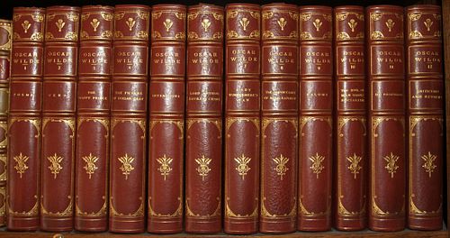 OSCAR WILDE, 1925, TWELVE VOLUMES, "THE WRITINGS OF OSCAR WILDE" 