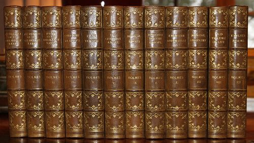 THE WRITINGS OF OLIVER WENDELL HOLMES, 1899, TWELVE OF FOURTEEN VOLUMES 