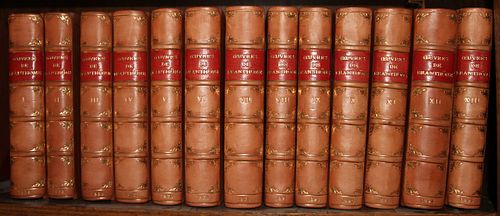 OEUVRES COMPLETES DE BRANTHOME 1858, THIRTEEN VOLUMES