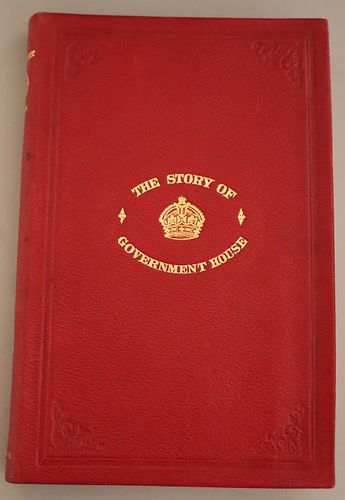 N.V.H. SYMONS, M.C., I.C.S. 1935 THE STORY OF GOVERNMENT HOUSE 